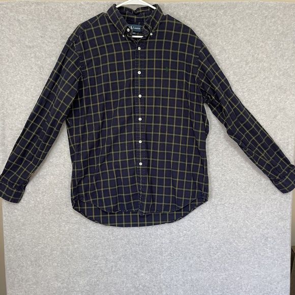 POLO‎ RALPH LAUREN Checkered BUTTON SHIRT Size Large. Classic Fit - Picture 1 of 6